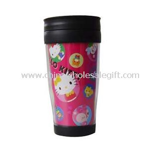 16oz Double Wall Plastic Travel Mug
