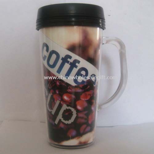 Advertising insert advertising paper Mug