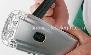 3 LEDs Cranking Flashlight