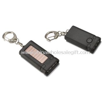 Solar keychain led light