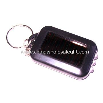 Solar powel 3LED Keychain Light