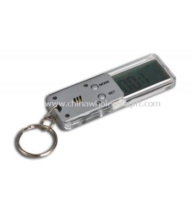 Key ring LCD clock