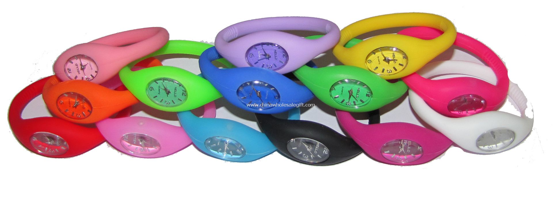 Quartz siliconion sport watch