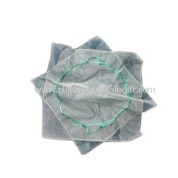 Silver Organza In Square Shape