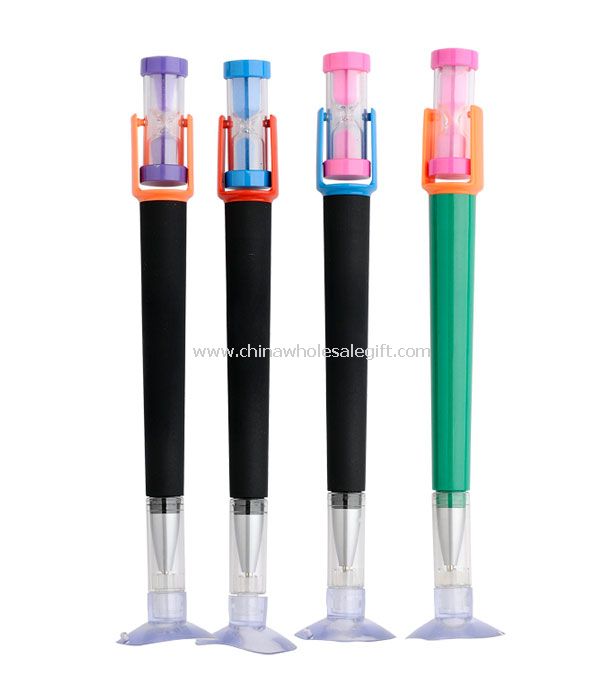 Hourglass ball point pen
