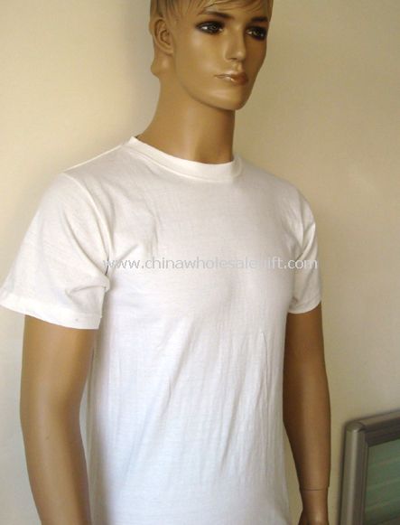 white blank cotton t-shirts For Men