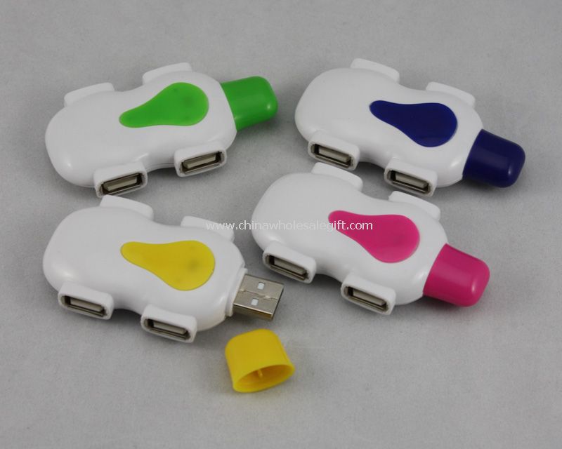Bottle Shape 4 ports usb hub