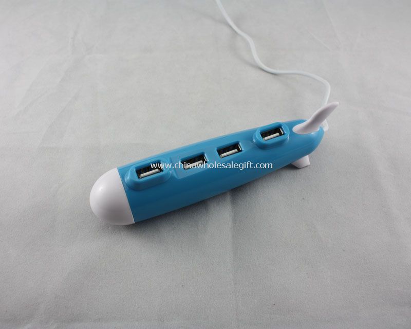 Mini submarine shape 4 Ports usb hub