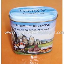 Round Tin Container