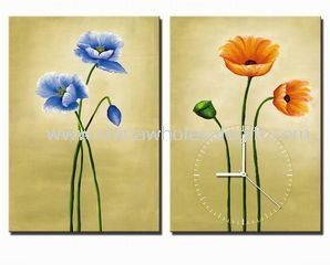 Gift painting wall clock