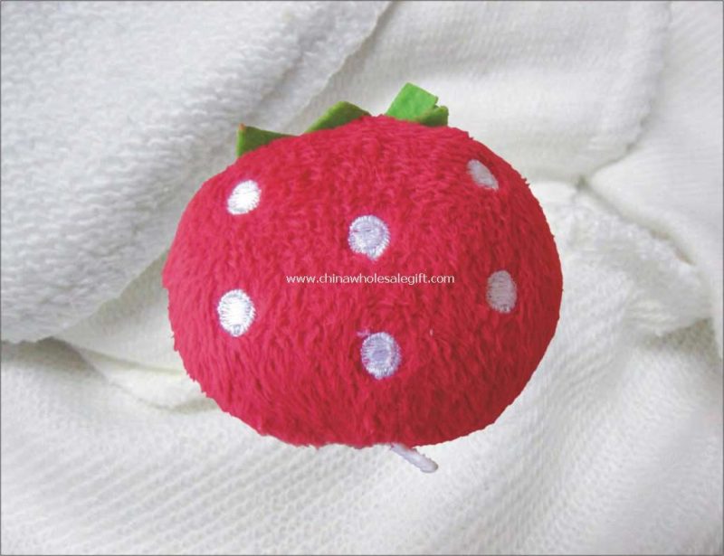 strawberry plush tape measure
