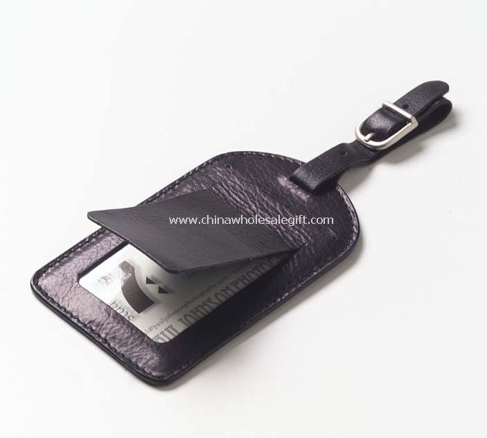 Leather Luggage tag