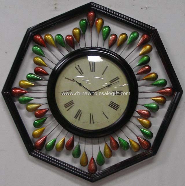 Metal clock
