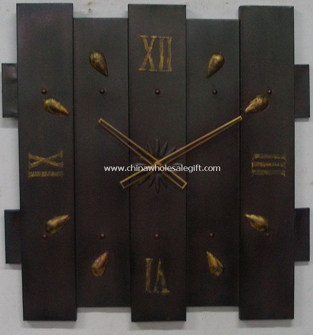 Metal clock