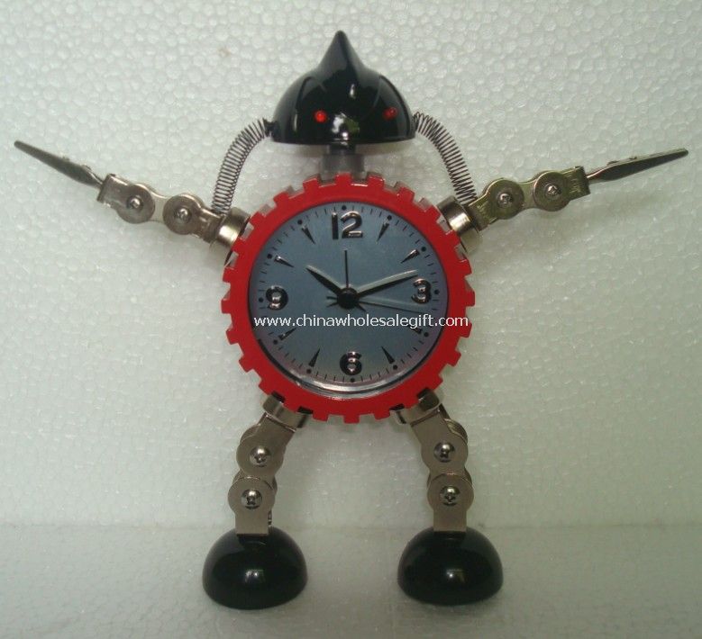Gear big robot clock