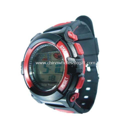 Solar sports watch