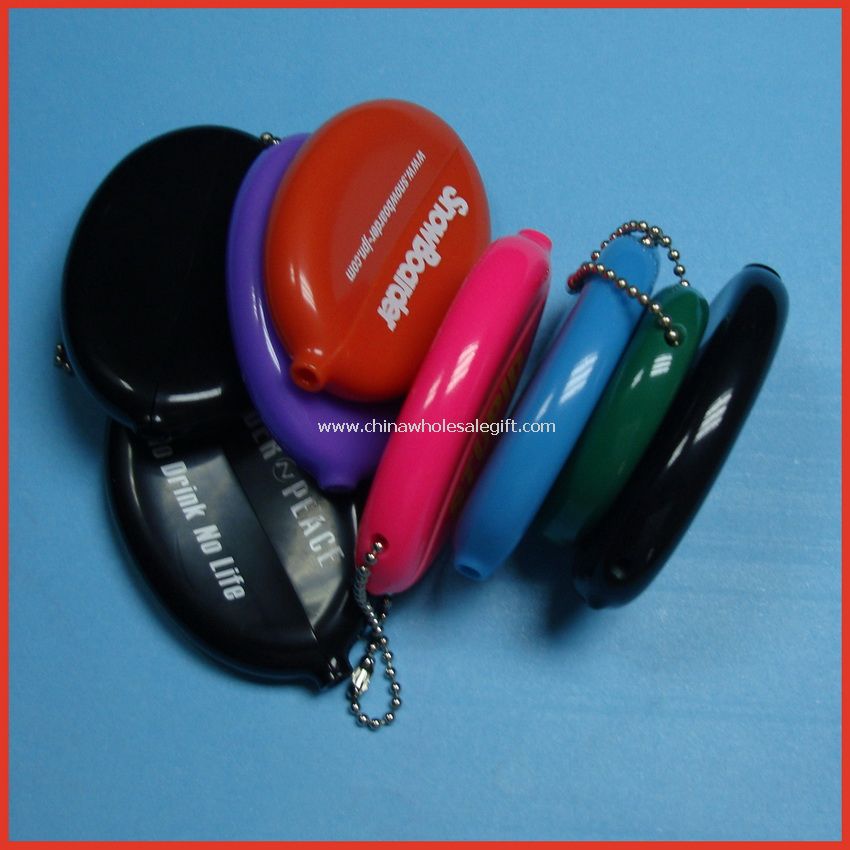 plastic pvc coin bag