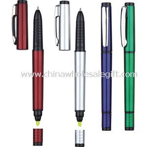 Metallic finished Hi-lighter Ballpen