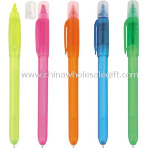 Plastic hilighter ballpen