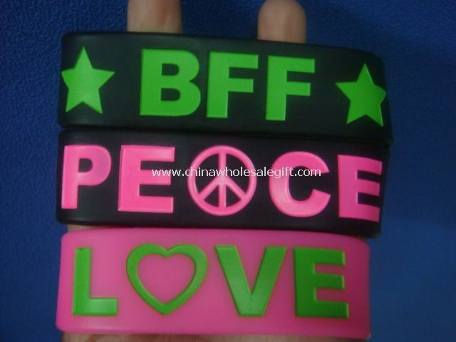 color filled bracelets