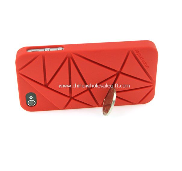 Fashion Coin Stand Hard Case For iPhone 4 4S