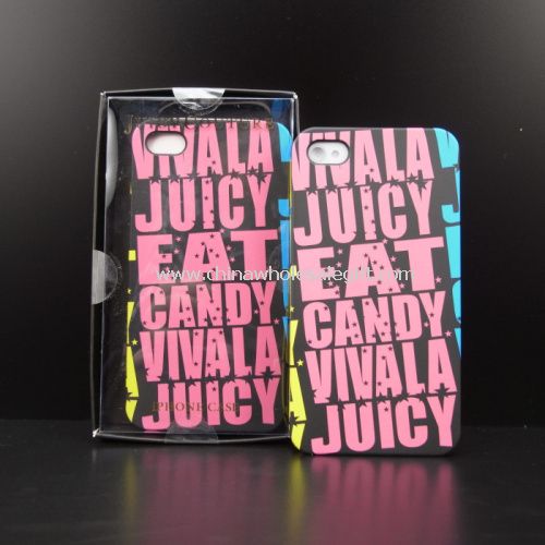 Juicy Couture fashion designs hard case cover for iPhone 4 4s