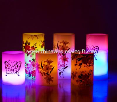 Led Decal Candle