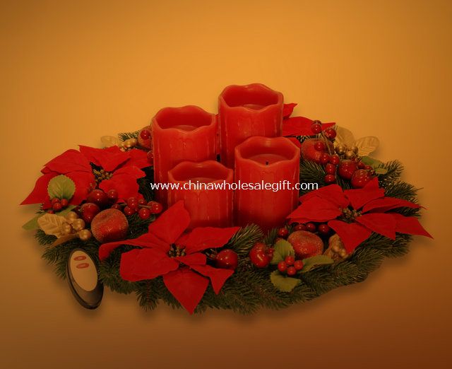 Led wax Candle for Christmas