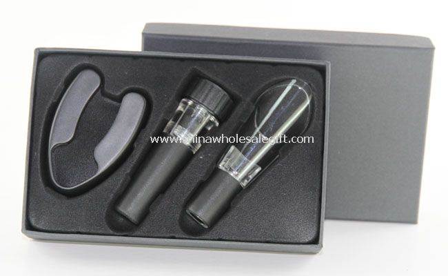 Wine pourer 3 pieces set