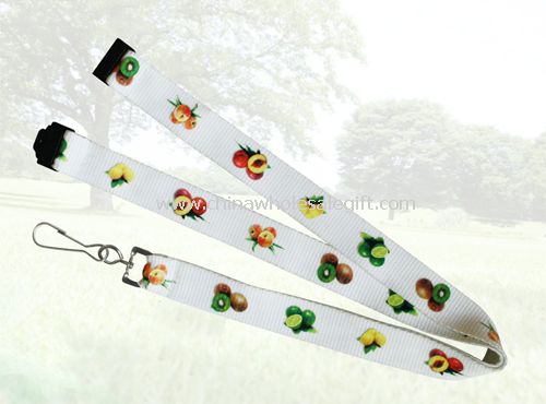 Silk screen printing lanyard
