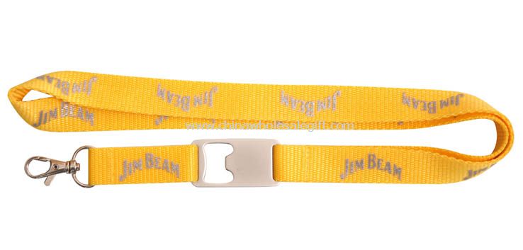 Silk screen printed lanyard
