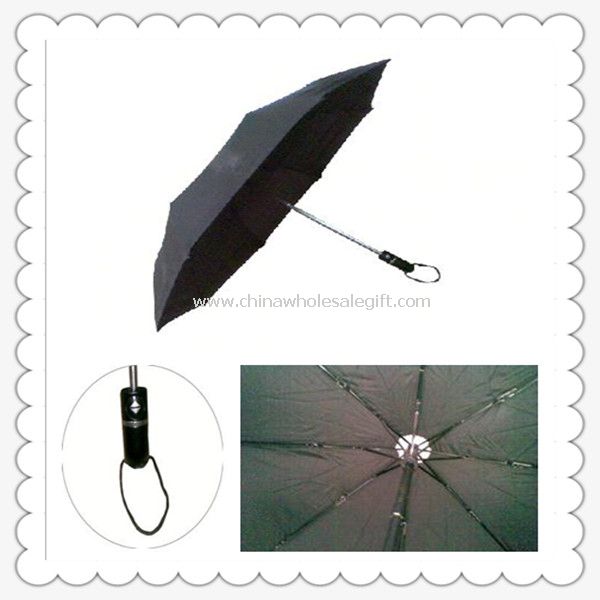 3-Fold Black Umbrella