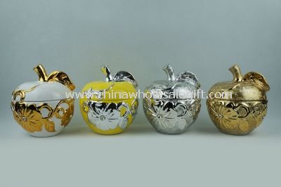Ceramic Apple Candy Jar