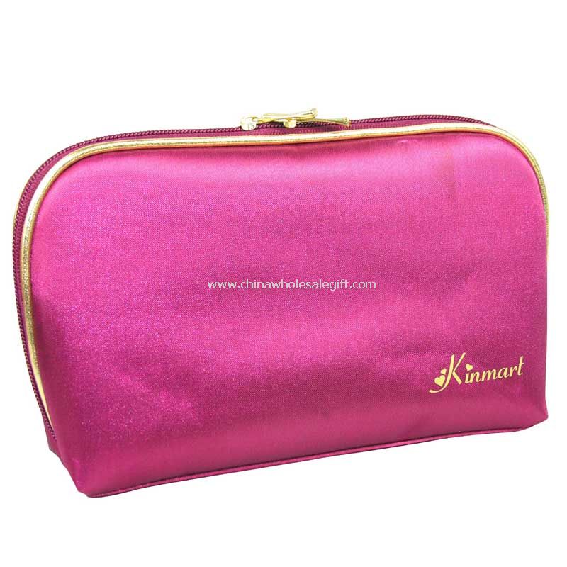 soft satin fabric Cosmetic Bag