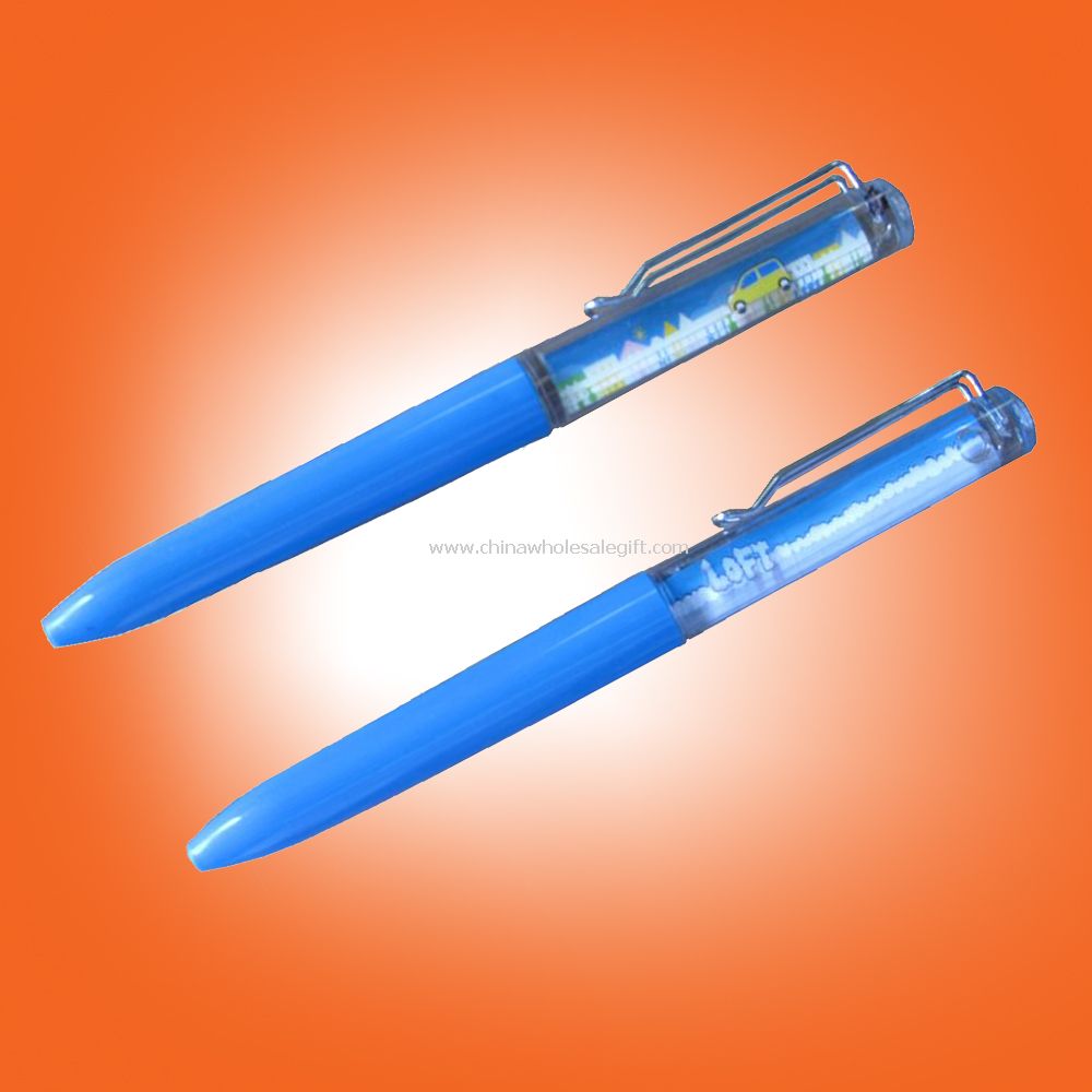 liquid floating ballpoint pen