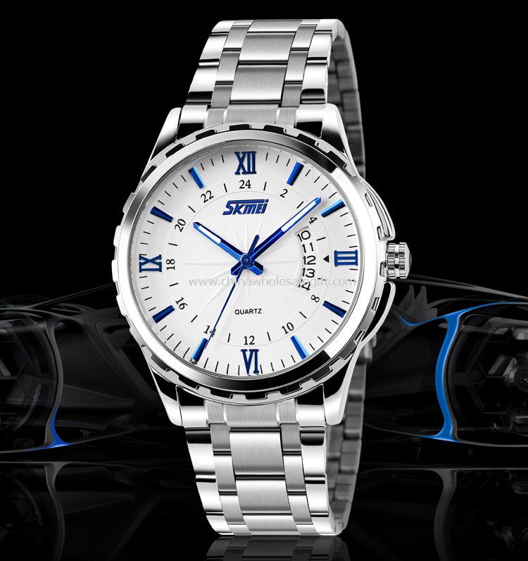 Men waterproof quartz watch
