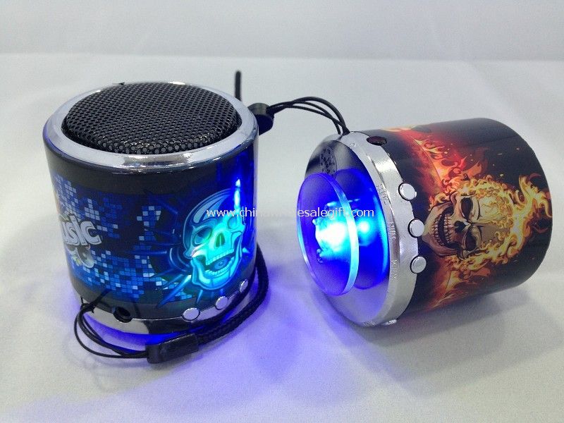 Sport mp3 speaker skull speaker car speaker Support tf card FM audio
