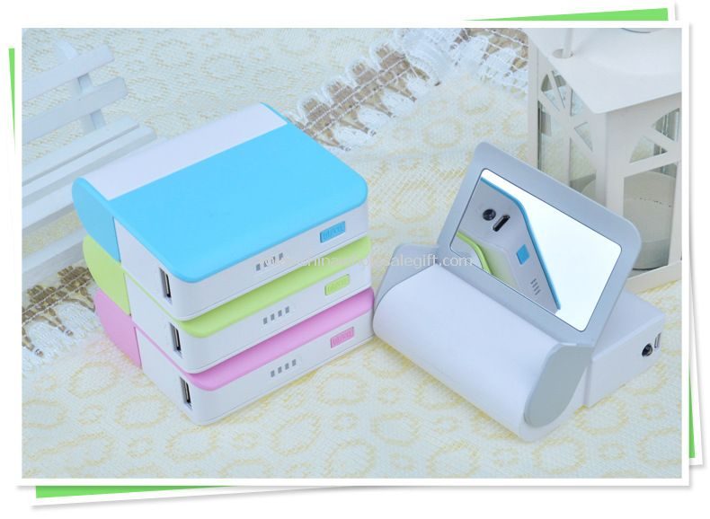 5000mah magic mirror power bank smart universal power bank