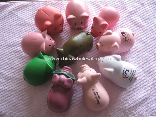 Pig shape stress balls