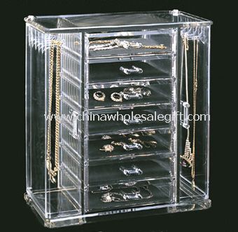 Jewelry Chest with Necklace Keeper