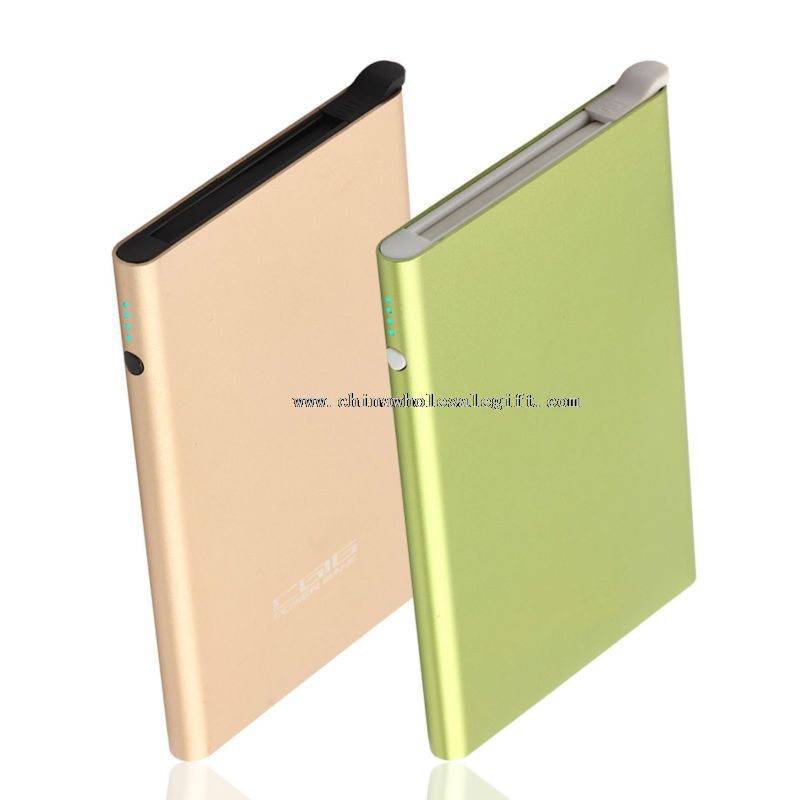 10000mah battery power bank with build in cable