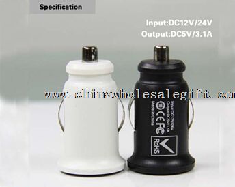 2.1A mini usb car charger  with LED indicator