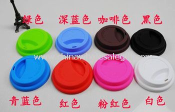 Silicone coffee cup lid
