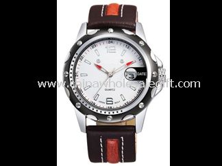 Men Sport Leather Watch