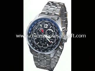 Steel disc watch