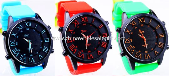 Fashion silicone watch