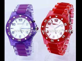 Transparent Plastic Watch