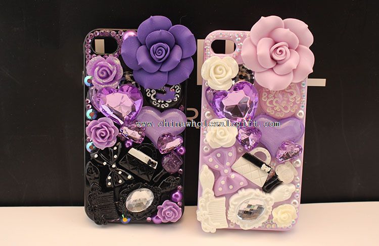 3D Crystal Diamond Transparent Hard Case Back Cover