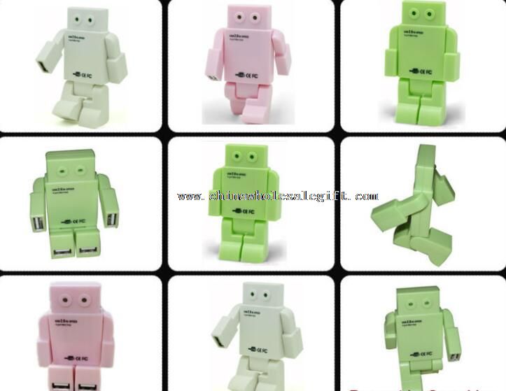 Cartoon Robot Shape USB Hub