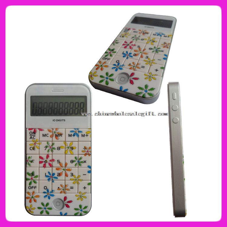Cell phone calculator for promotional